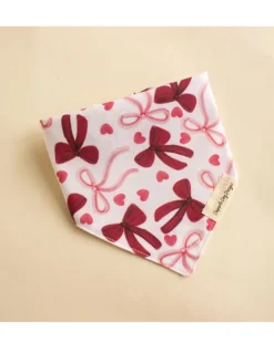 Pink Bows Dog Bandana (Made in the USA) (FINAL SALE)