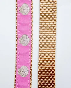 Pink Scallop Shell Dog Leash (Made in the USA)
