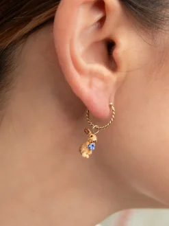 Porcelain Animal Charm Earring