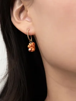 Porcelain Animal Charm Earring