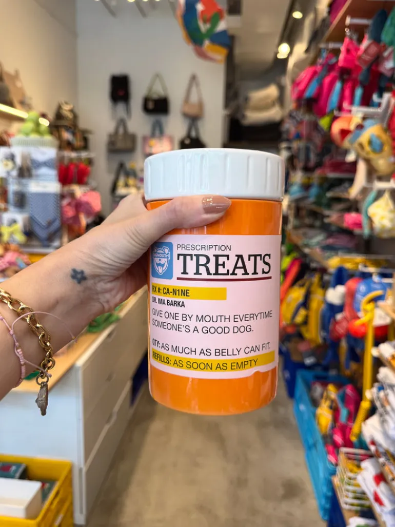 *Prescription* Dog Treat Jar