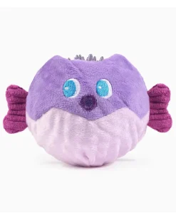 Puffer Fish Plush Squeaky Dog Ball Toy