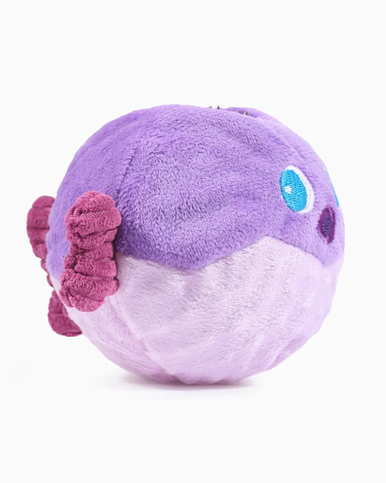 Puffer Fish Plush Squeaky Dog Ball Toy