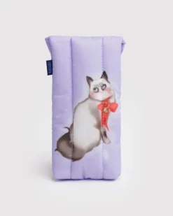 Puffy Glasses Sleeve in Fancy Cats (FINAL SALE)