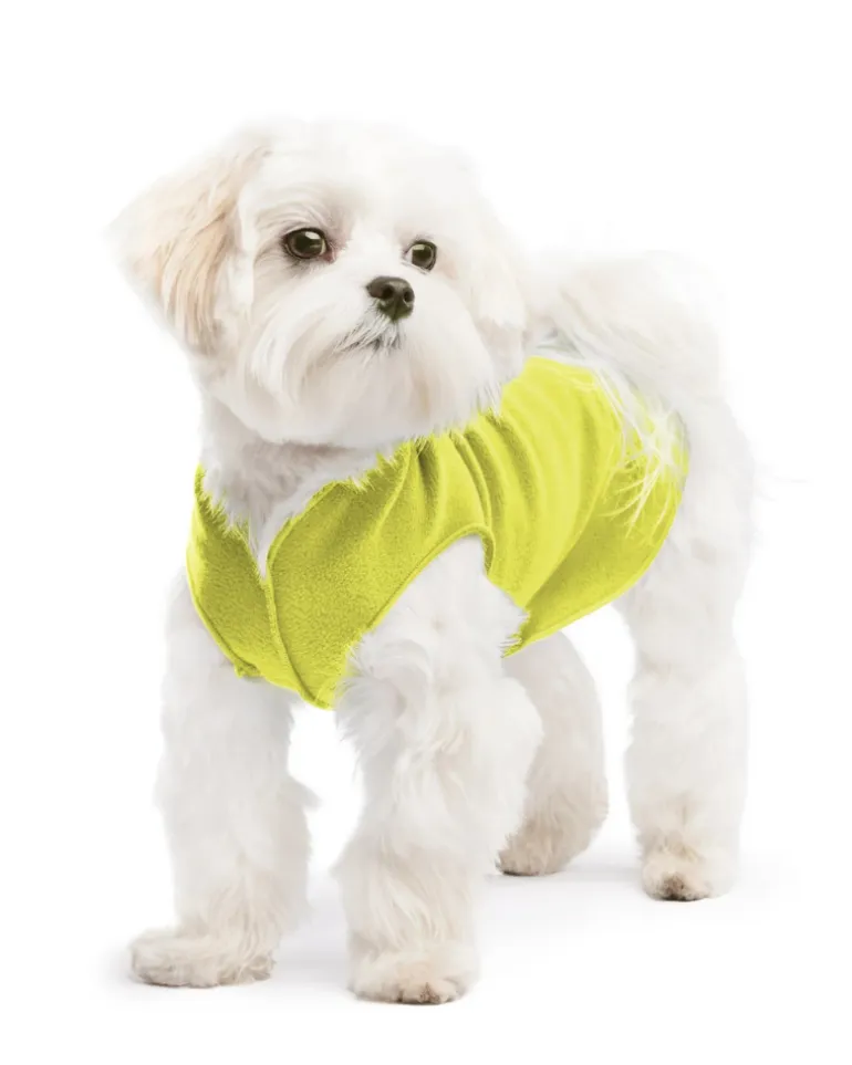 Pullover Stretch Dog Fleece in Avocado
