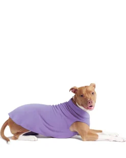 Pullover Stretch Dog Fleece in Lavender