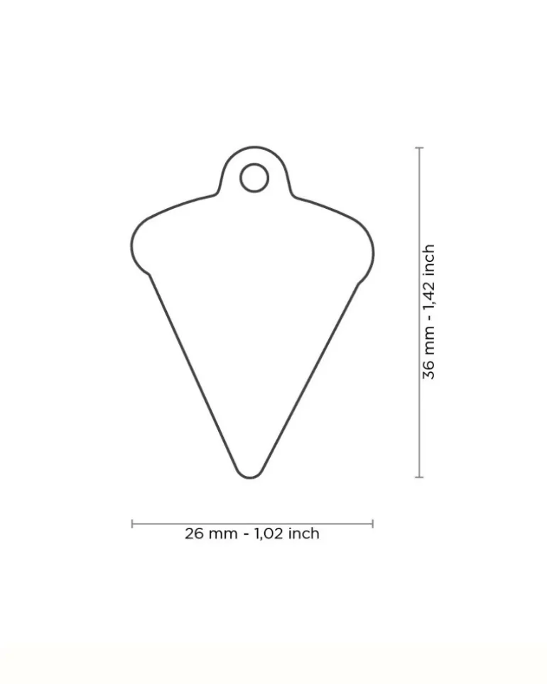 Pupper Pizza Custom Pet ID Tag
