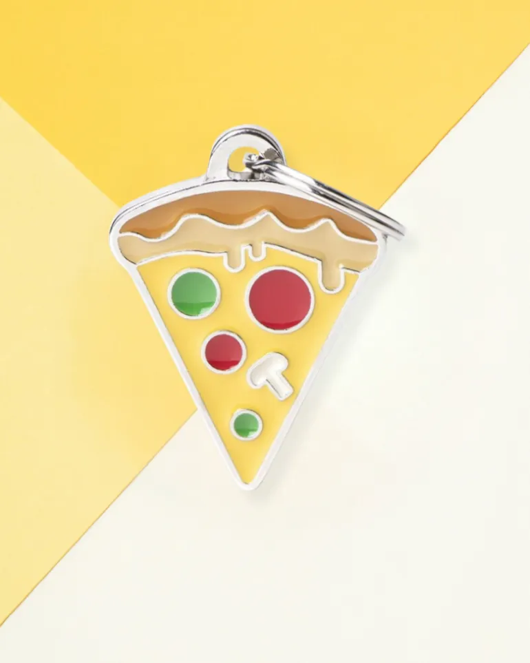 Pupper Pizza Custom Pet ID Tag
