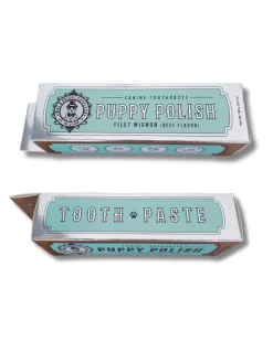 Puppy Polish Dog Toothpaste in Filet Mignon Flavor (Beef)