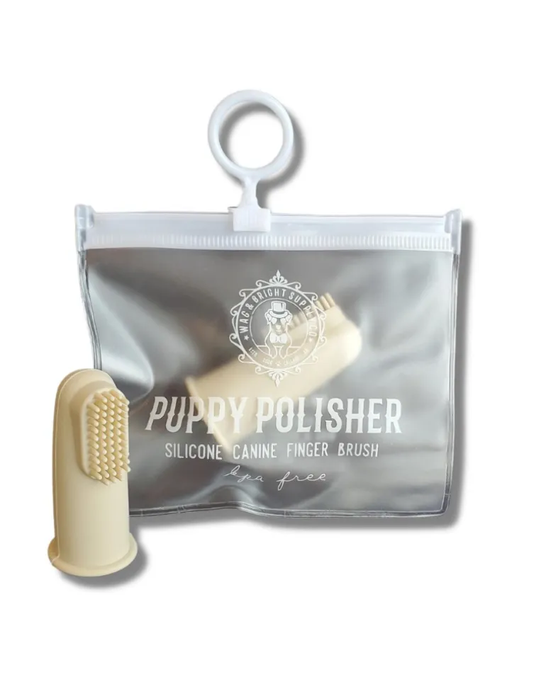 Puppy Polisher Finger Dog Toothbrush