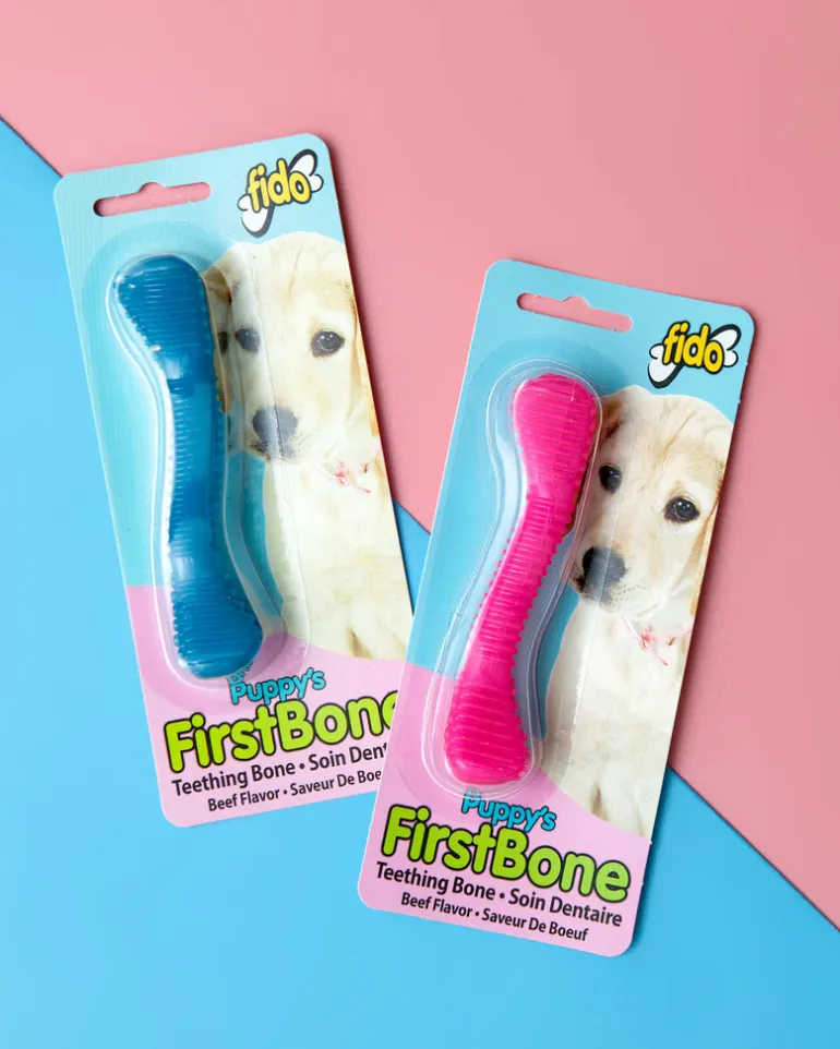 Puppy's First Bone Teething Toy (Made in the USA)