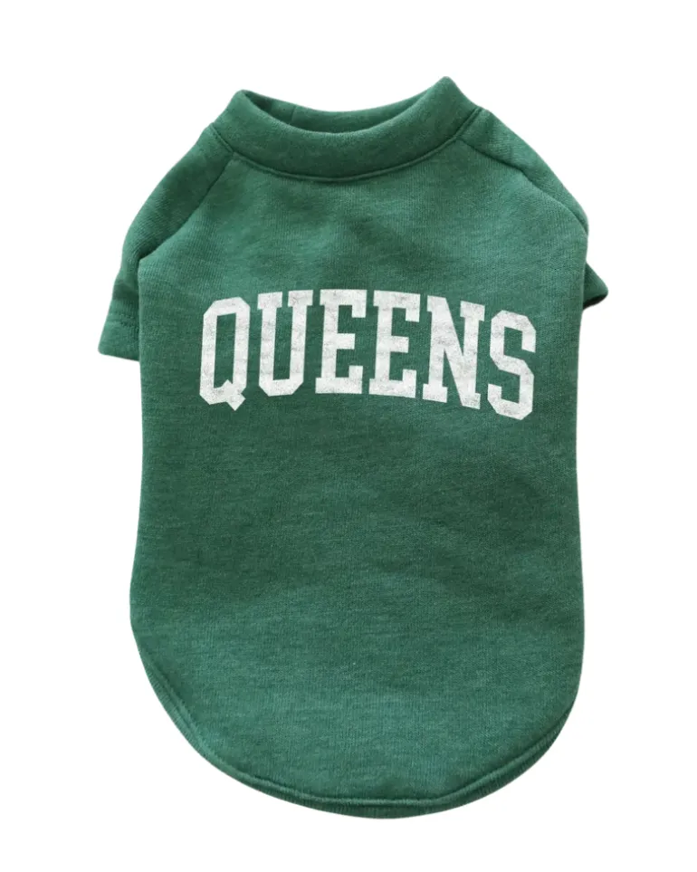 Queens Dog Sweatshirt in Green