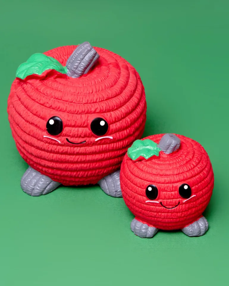 Red Apple Ruff-Tex Latex Dog Ball Toy