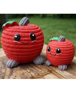 Red Apple Ruff-Tex Latex Dog Ball Toy