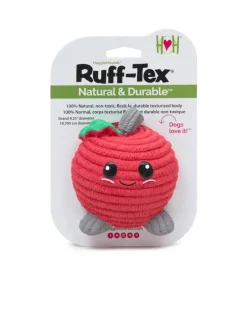 Red Apple Ruff-Tex Latex Dog Ball Toy