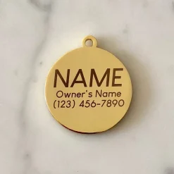 Rose Pet ID Tag (Custom/Drop-Ship)