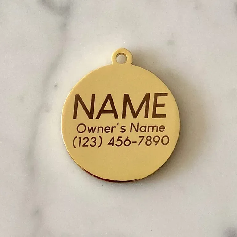 Rose Pet ID Tag (Custom/Drop-Ship)