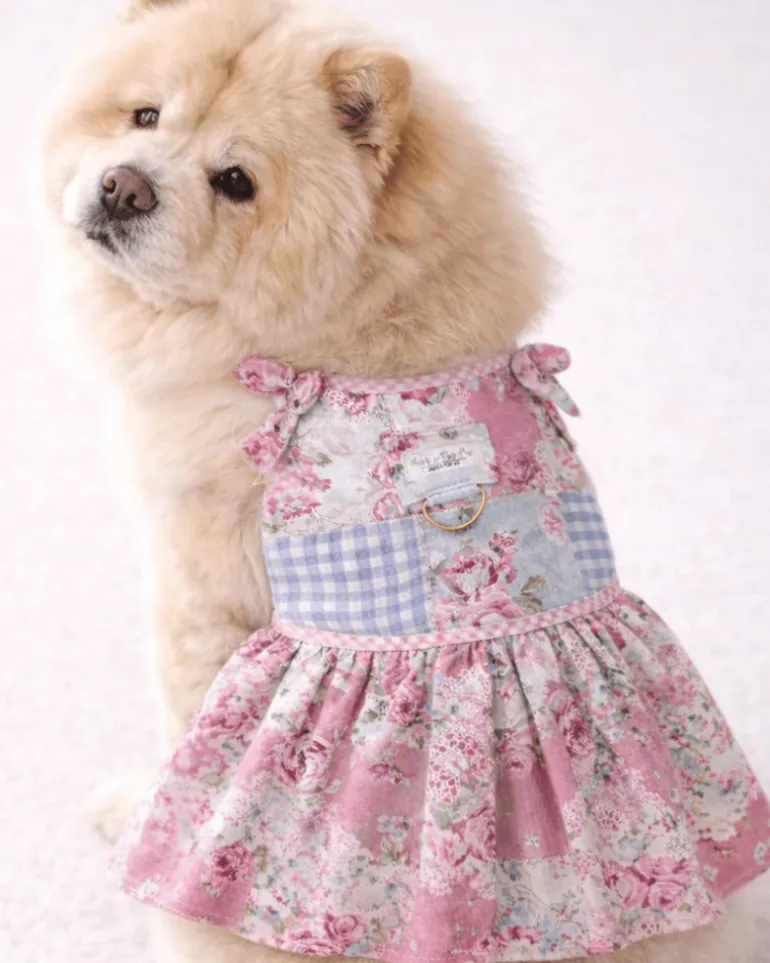 Rosie Keepsake Dog Harness Dress (Made int he USA)