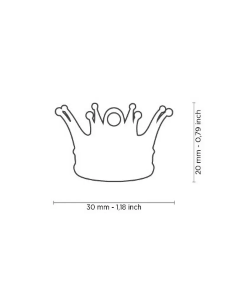 Royal Crown Custom Pet ID Tag