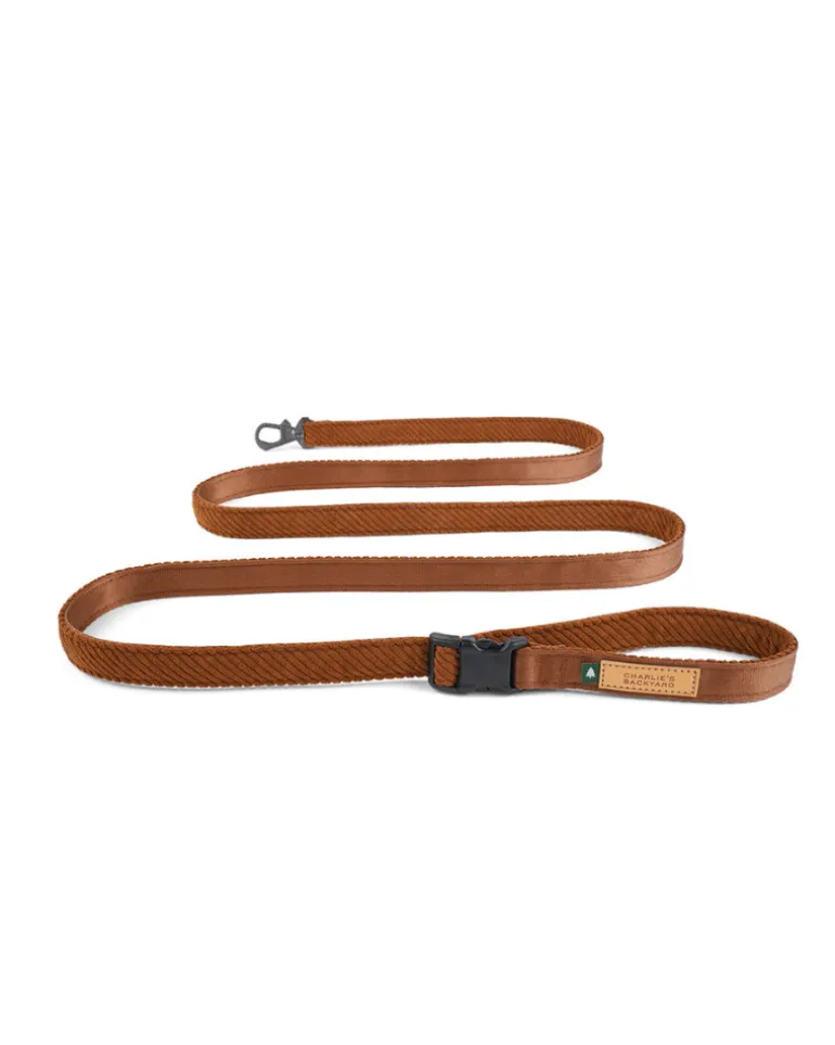 "Roy" Corduroy Adjustable Dog Leash