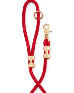Ruby Red Marine Rope Dog Leash (Made in the USA)