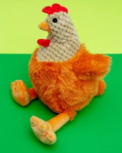Rudy the Rooster Squeaky Ball Dog Toy