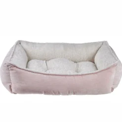 Scoop Bed in Blush & Ivory Sheepskin (Direct-Ship)