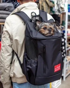 Sirius Traveler Dog Backpack in Black