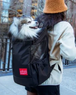 Sirius Traveler Dog Backpack in Black