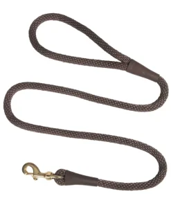 Snap Leash in Dark Brown (Made in the USA)