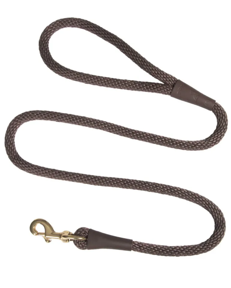 Snap Leash in Dark Brown (Made in the USA)