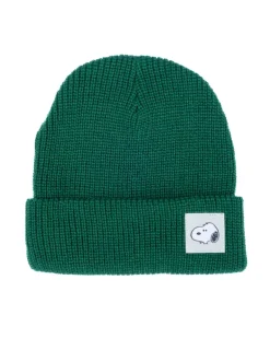 Snoopy Beanie in Forest Green