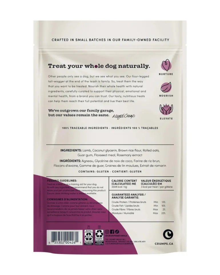 Soft & Chewy Lamb Mini Trainers Dog Treats
