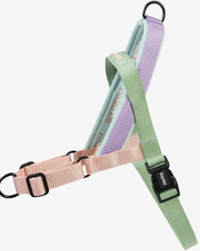 SofterWalk No-Pull Dog Harness in Peach