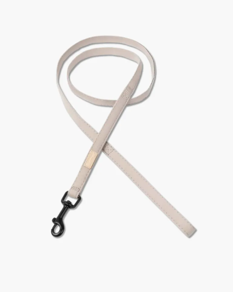 Soft Fabric Dog Leash (with Traffic Loop) in Sandstone, Myrtle Green or Soft Blush