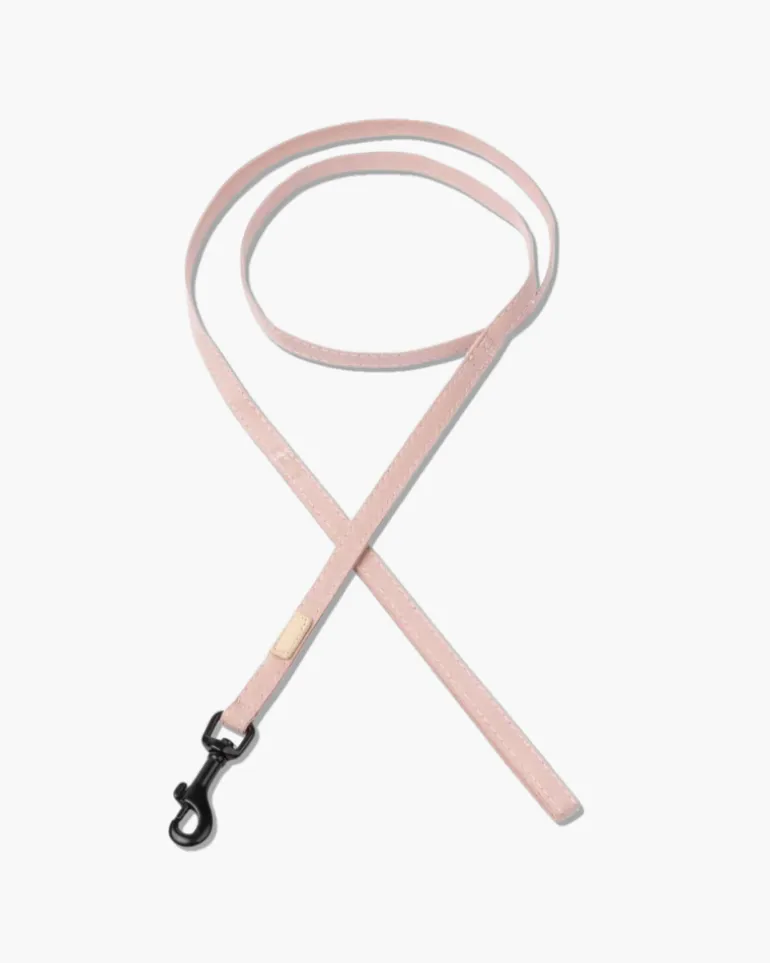 Soft Fabric Dog Leash (with Traffic Loop) in Sandstone, Myrtle Green or Soft Blush