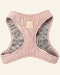 Soft Fabric Step-In Dog Harness in Blush