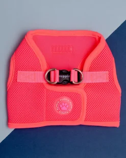 Soft Vest Dog Harness in Neon Pink