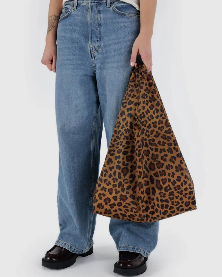 Standard Baggu Reusable Bag in Leopard
