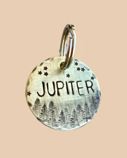 Starry Forest Custom Dog ID Tag (Custom/Drop-Ship) (Made in the USA)