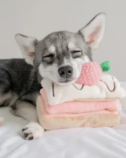 Strawberry Mille-Feuille Nosework Dog Toy
