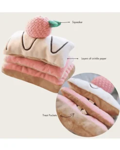 Strawberry Mille-Feuille Nosework Dog Toy