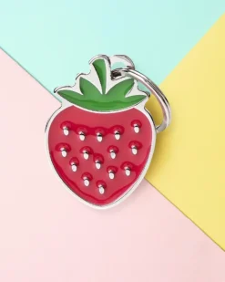 Sweet as a Strawberry Custom Pet ID Tag