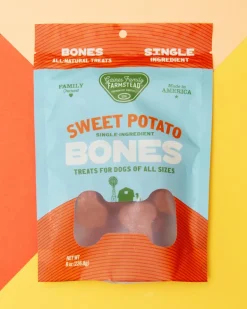 Sweet Potato Bone Treats for Dogs (Made in the USA)