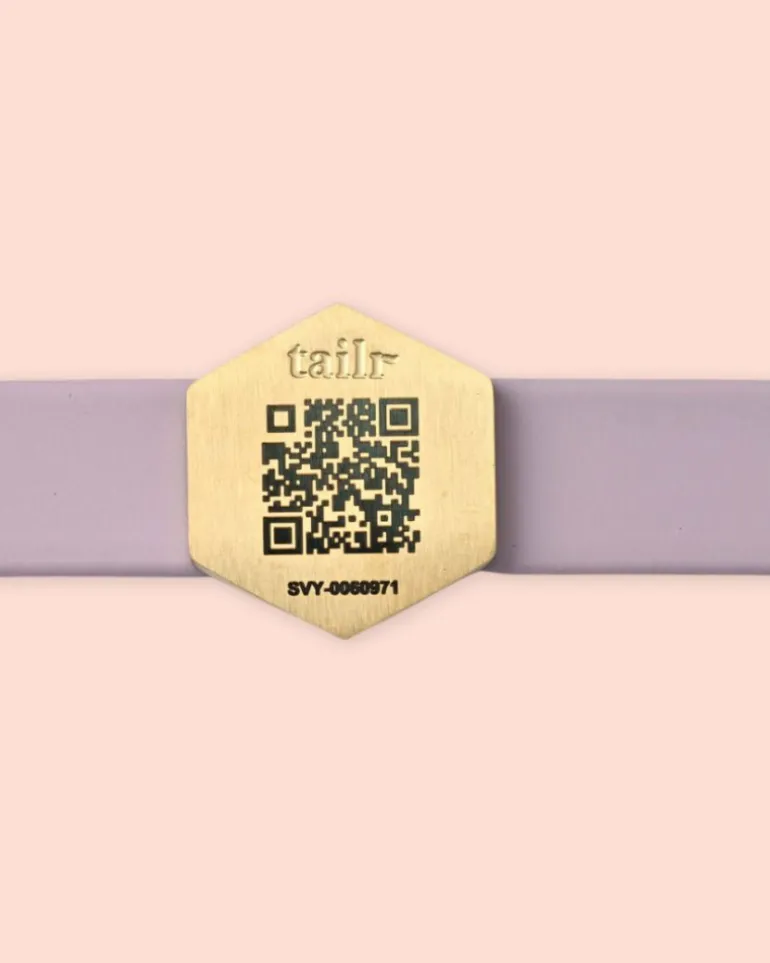 Tailr QR ID Tag for Pets (Slide Tag)
