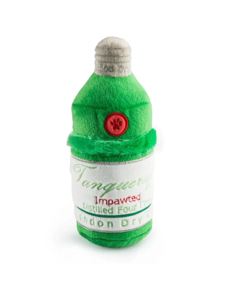 Tanqueruff Gin Squeaky Plush Dog Toy