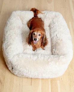 The Franklin Dog Bed in Fluffernutter (Direct-Ship)