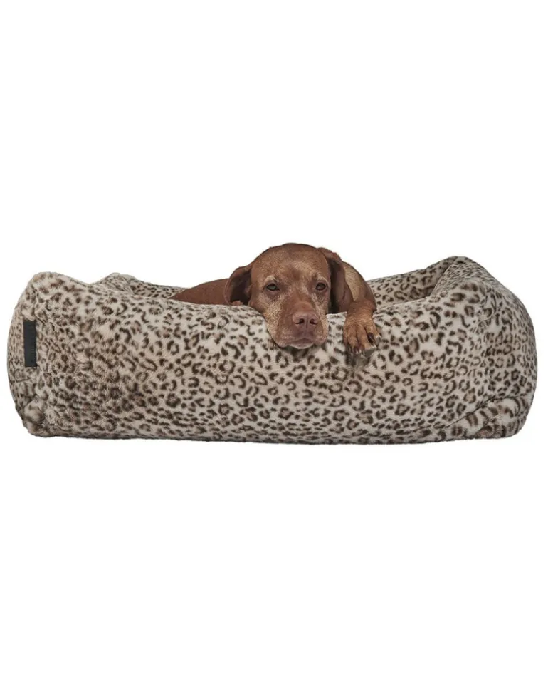 The Franklin Dog Bed in Leopard (Direct-Ship)