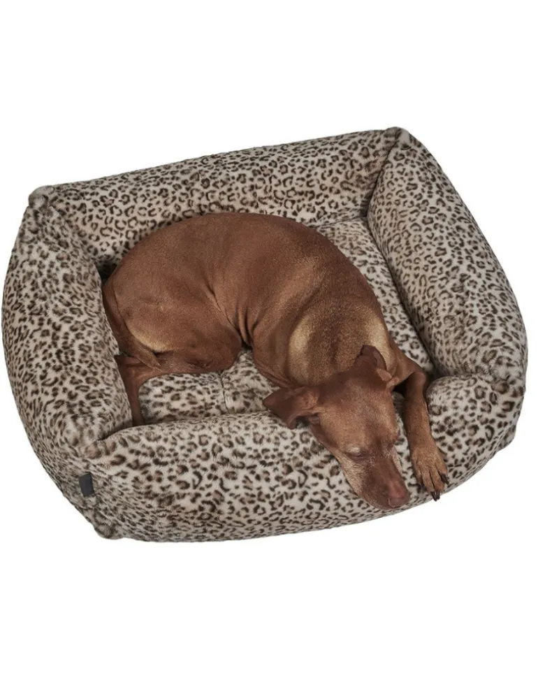 The Franklin Dog Bed in Leopard (Direct-Ship)