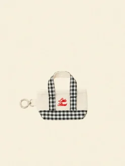 The Little Beast Poop Bag Tote in Gingham